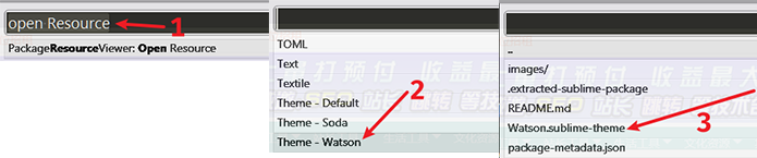 编辑Watson.sublime-theme文件修改侧边栏字体